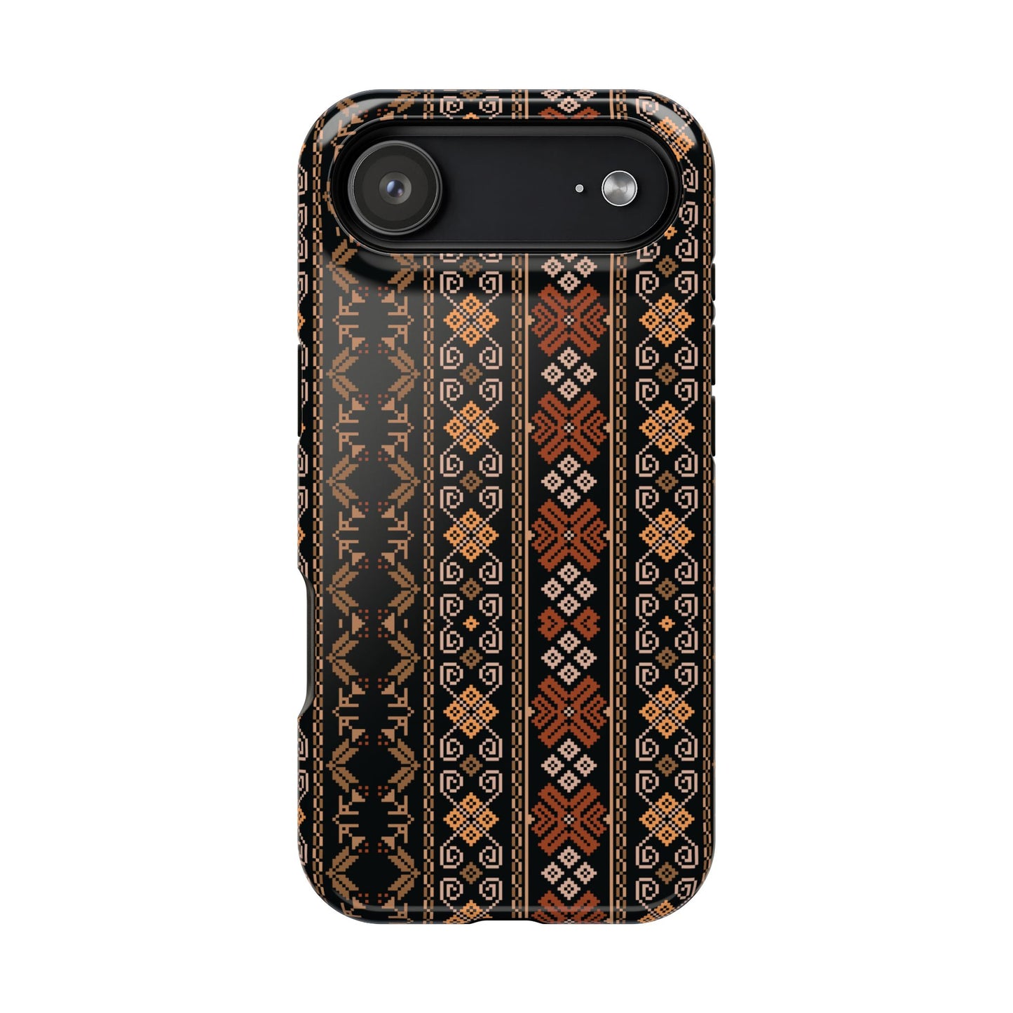 Floral Tatriz geometric Design - Iphone Magnetic Tough Case