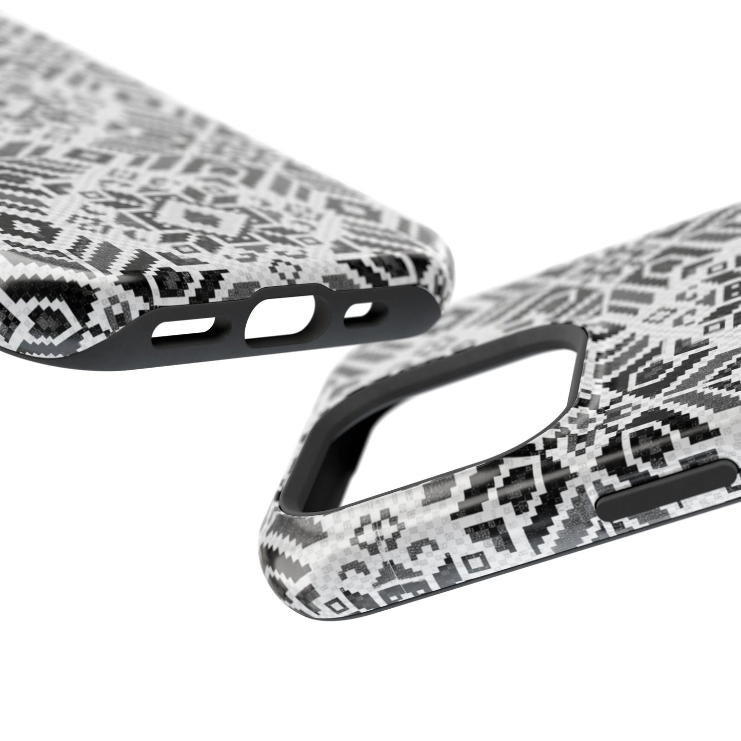 Black Tatriz Design - Iphone Magnetic Tough Case