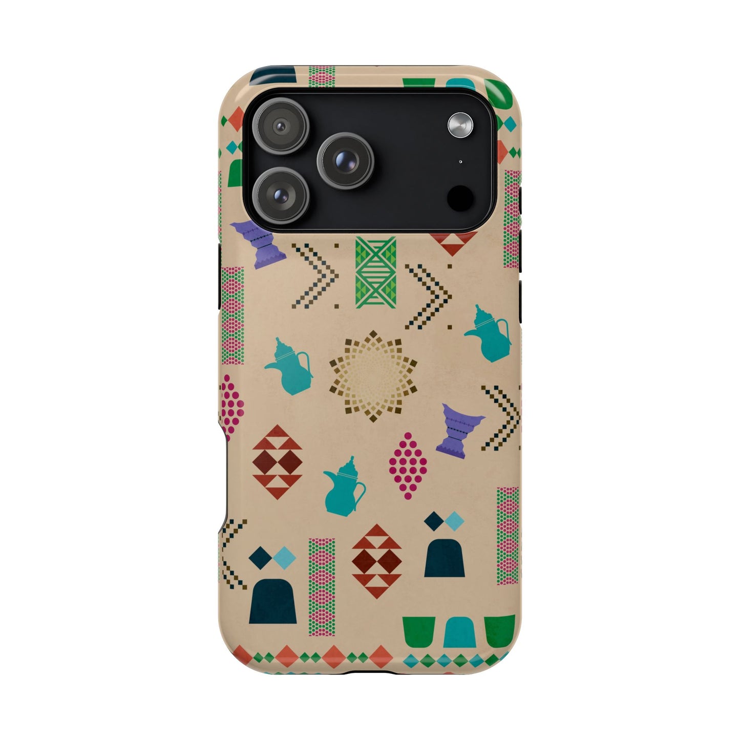 Arabian symbols Design - Iphone Magnetic Tough Case