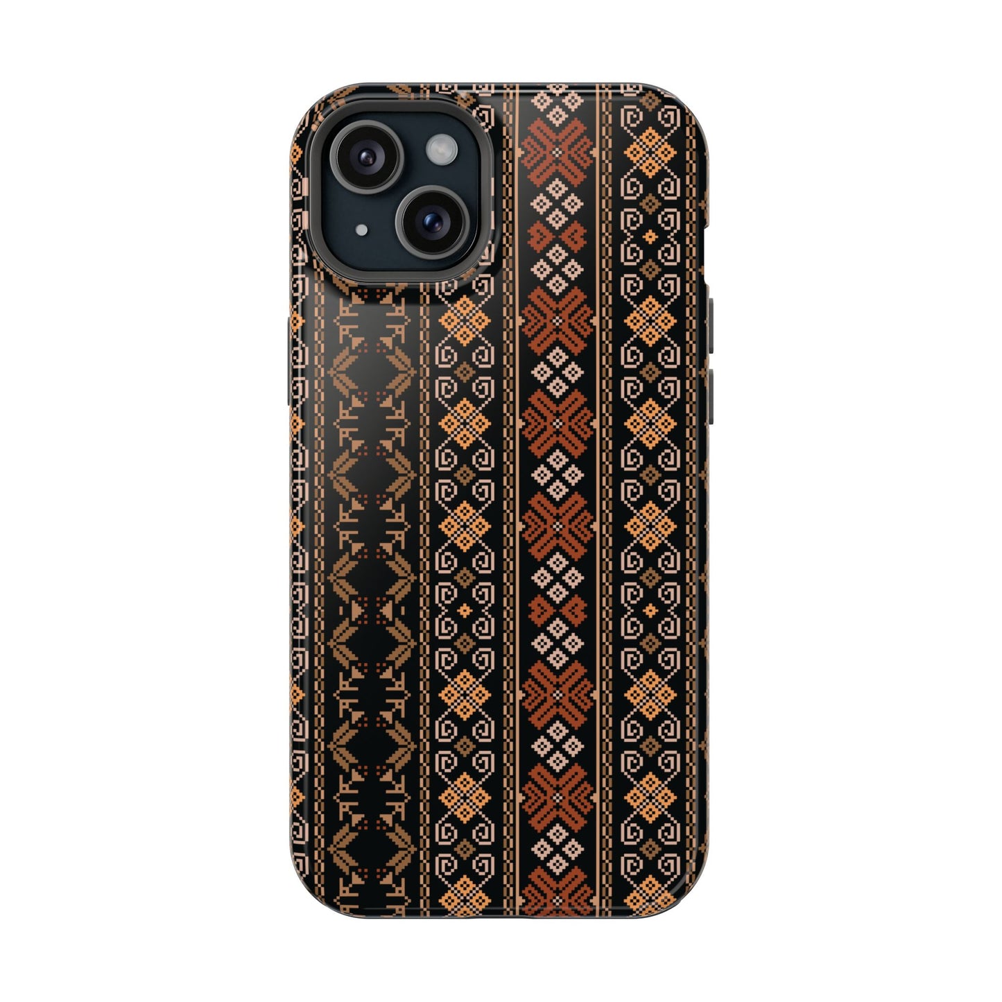 Floral Tatriz geometric Design - Iphone Magnetic Tough Case