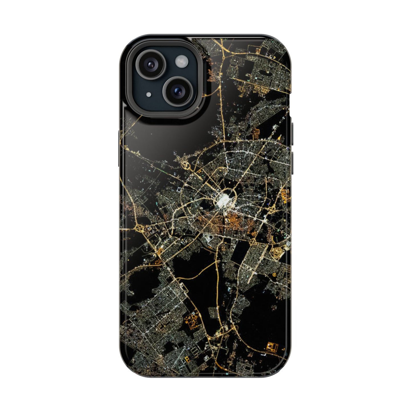Al Madina Munawarah from Space - City of Lights- Iphone Magnetic Tough Cases