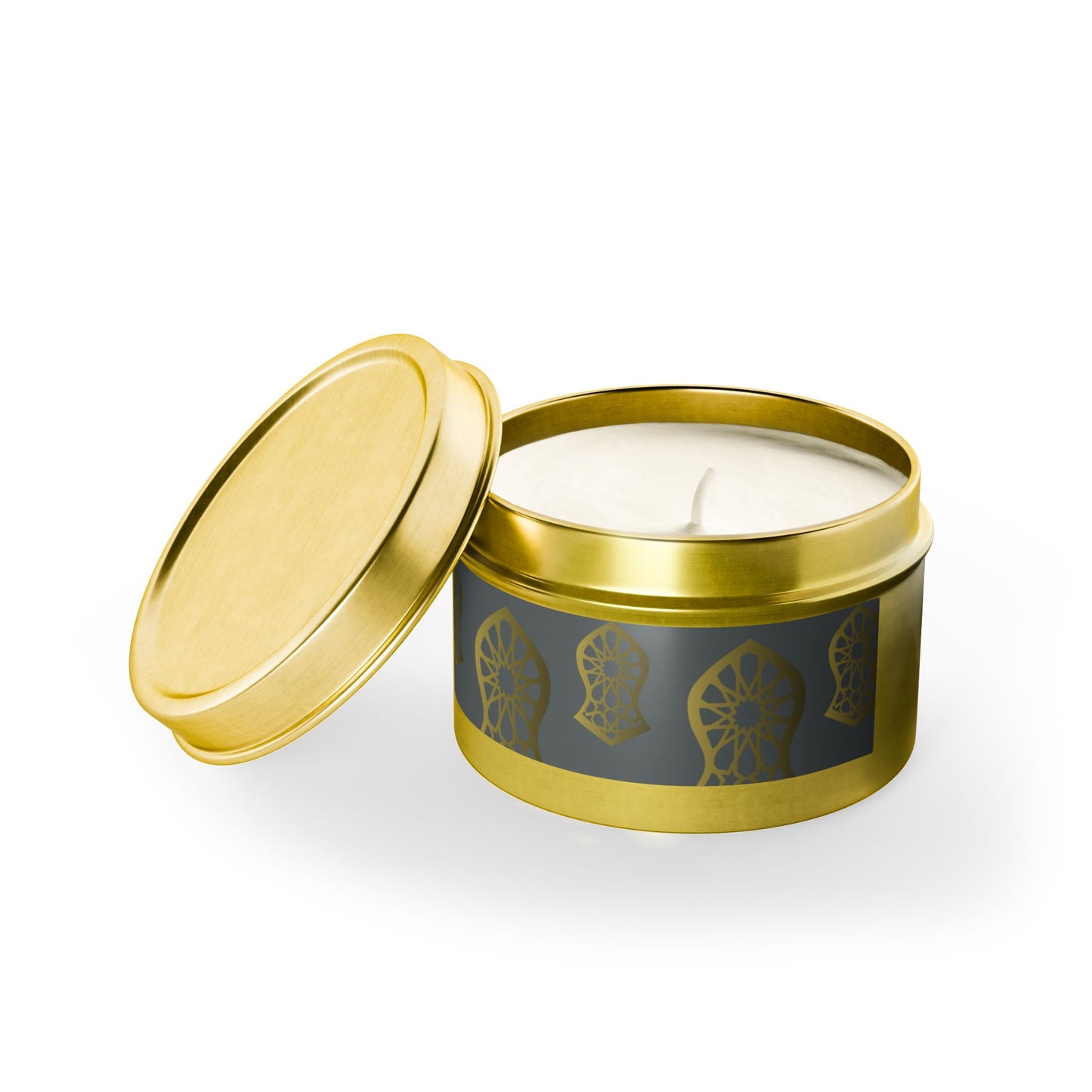 Sandala Golden Tin Candles | Elegant Home Fragrance | Decorative Candle Gifts for All Occasions | Relaxing Aromatherapy