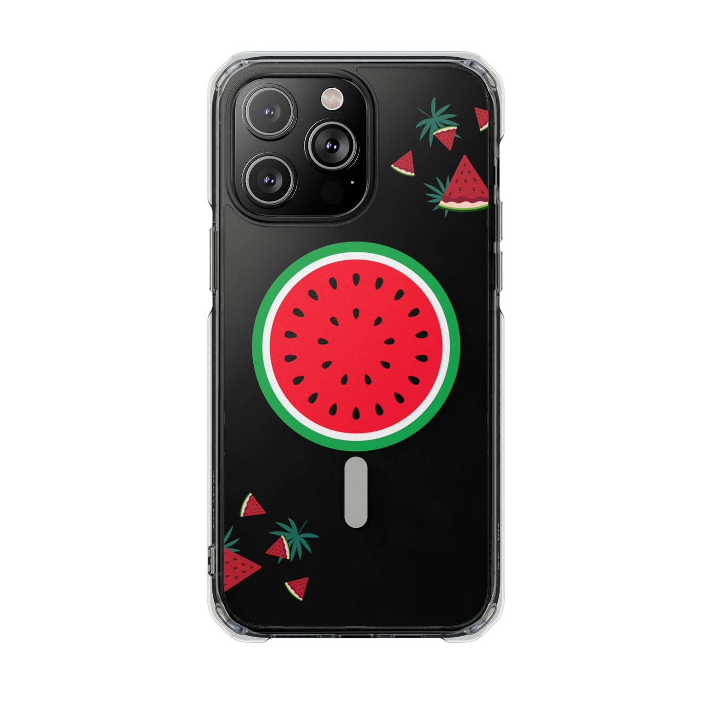 Watermelon 🍉 Magnetic Clear Phone Case - Clear Impact Case
