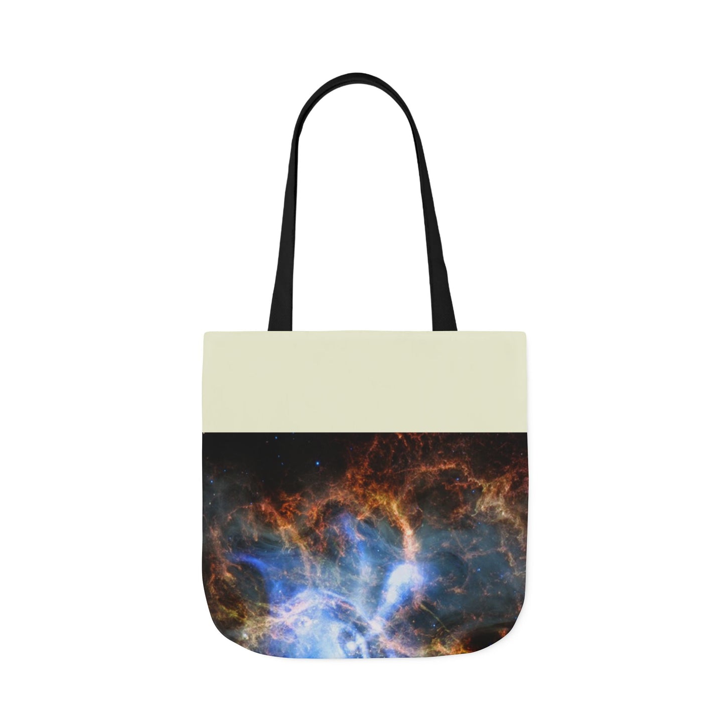 Crab Nebula Canvas Tote Bag, 3-Color Straps