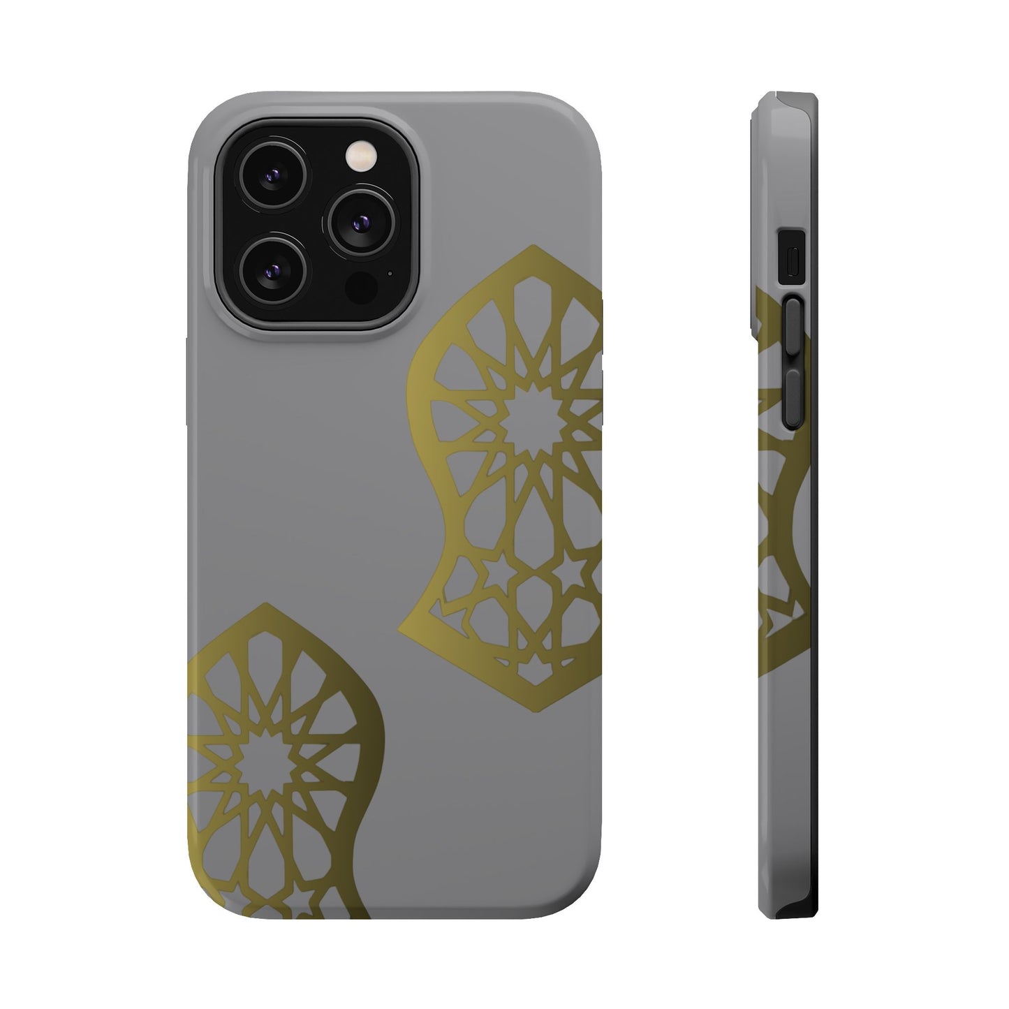 Grey and Gold Sandala Design Iphone Magnetic Tough Cases