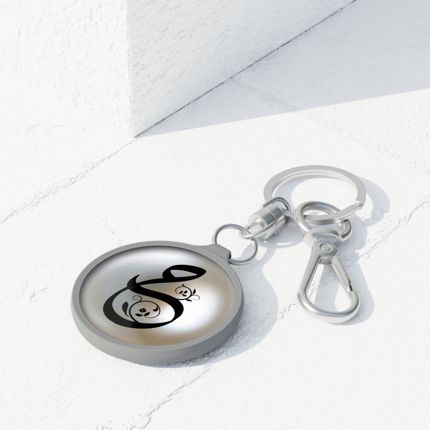 Haa “H” “ح“ Arabic monogram charm/ key ring - Perfect Gift