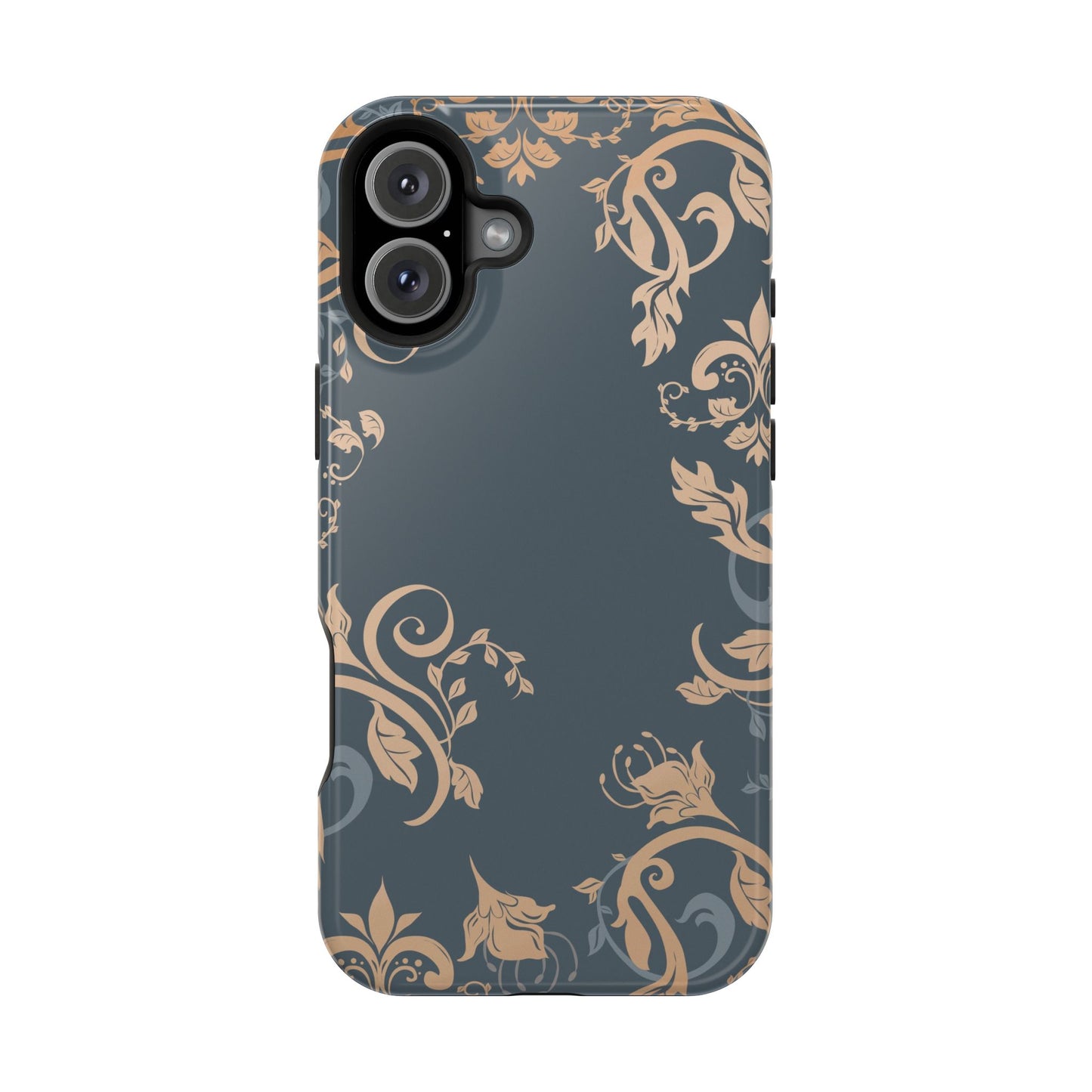 Gold flowers Iphone Magnetic Tough Cases