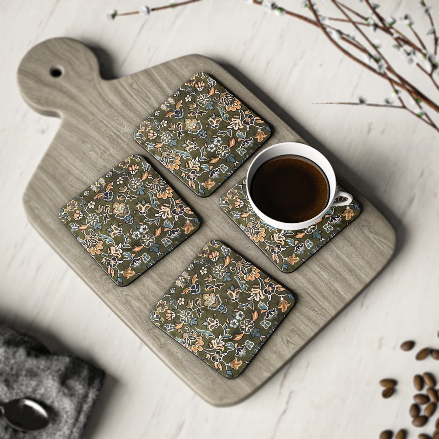 Rawdah Coasters - Elegant Design for Home Decor