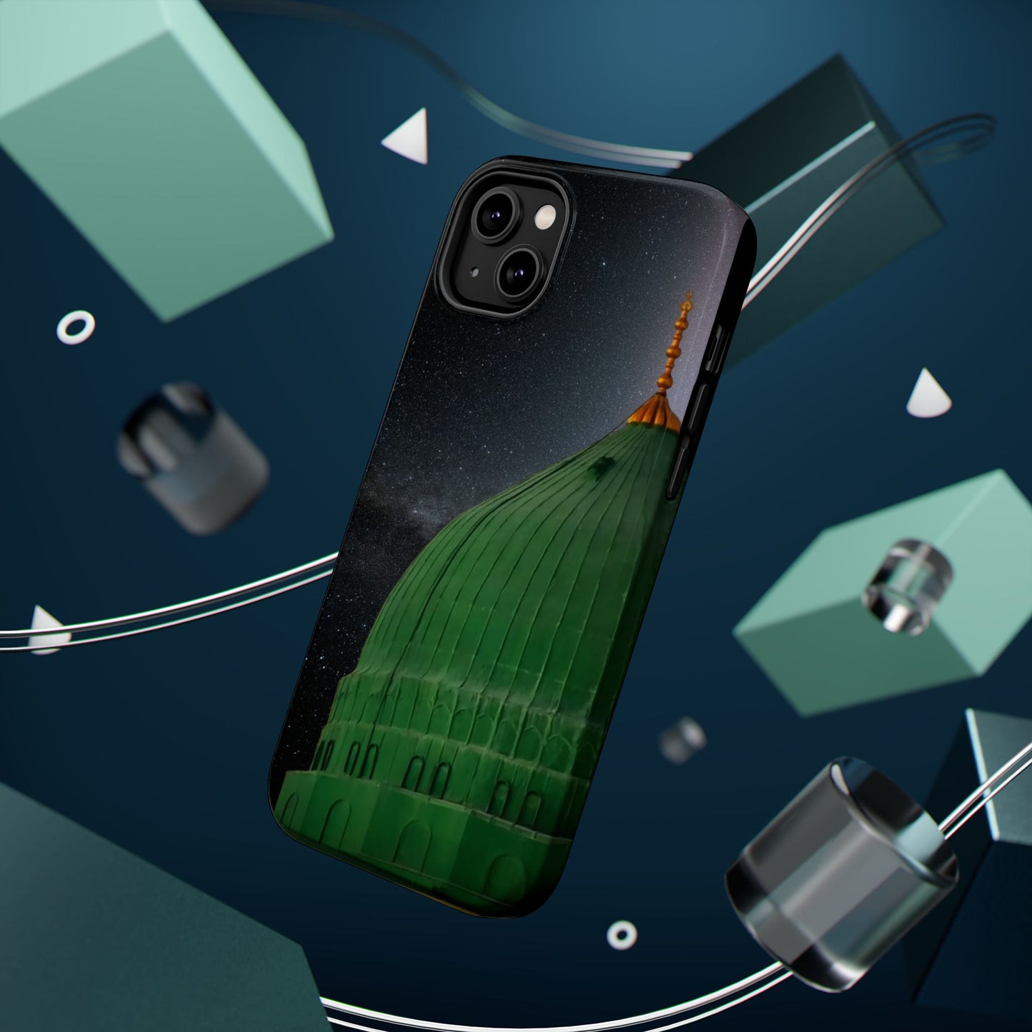 Green Dome Design Iphone Magnetic Tough Cases