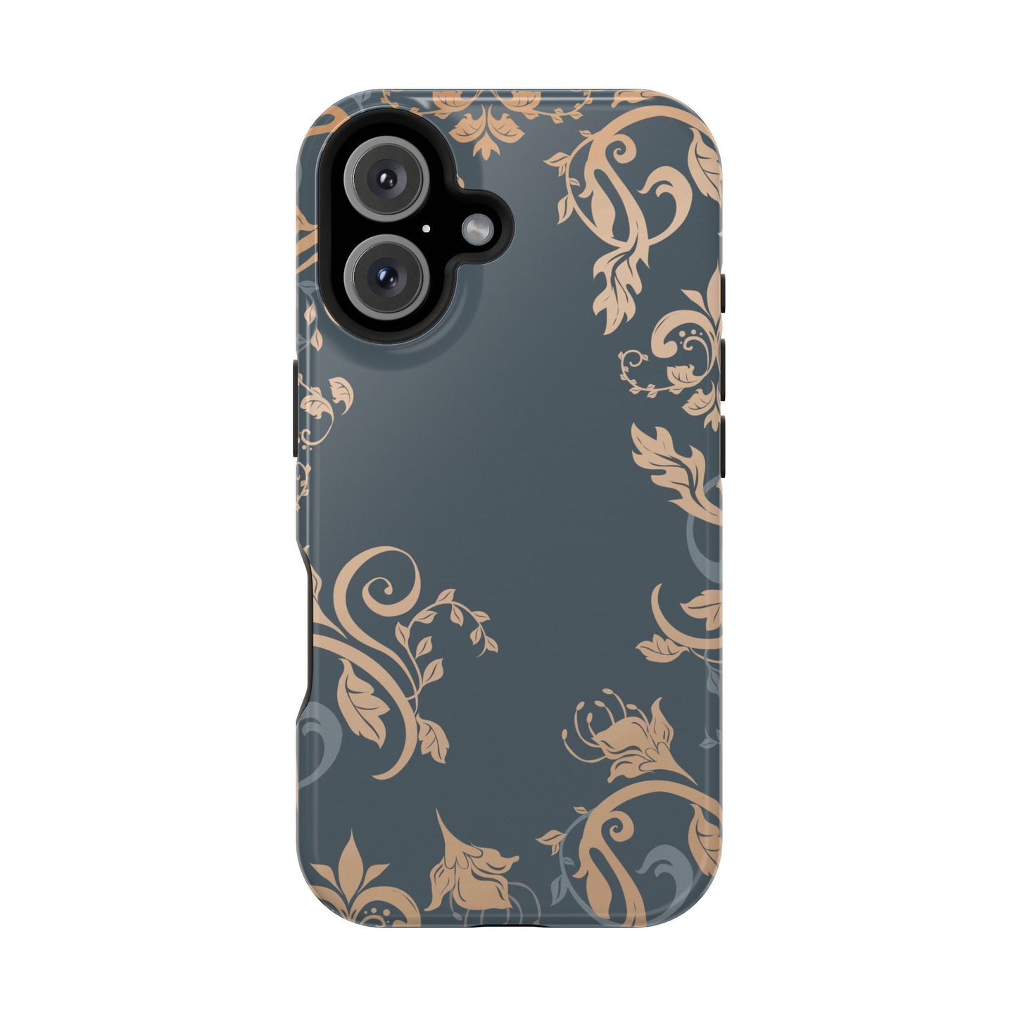 Gold flowers Iphone Magnetic Tough Cases