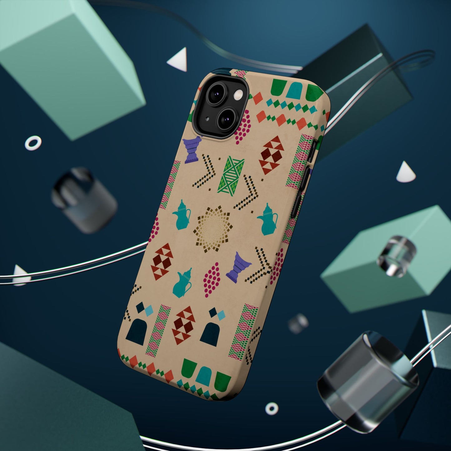 Arabian symbols Design - Iphone Magnetic Tough Case