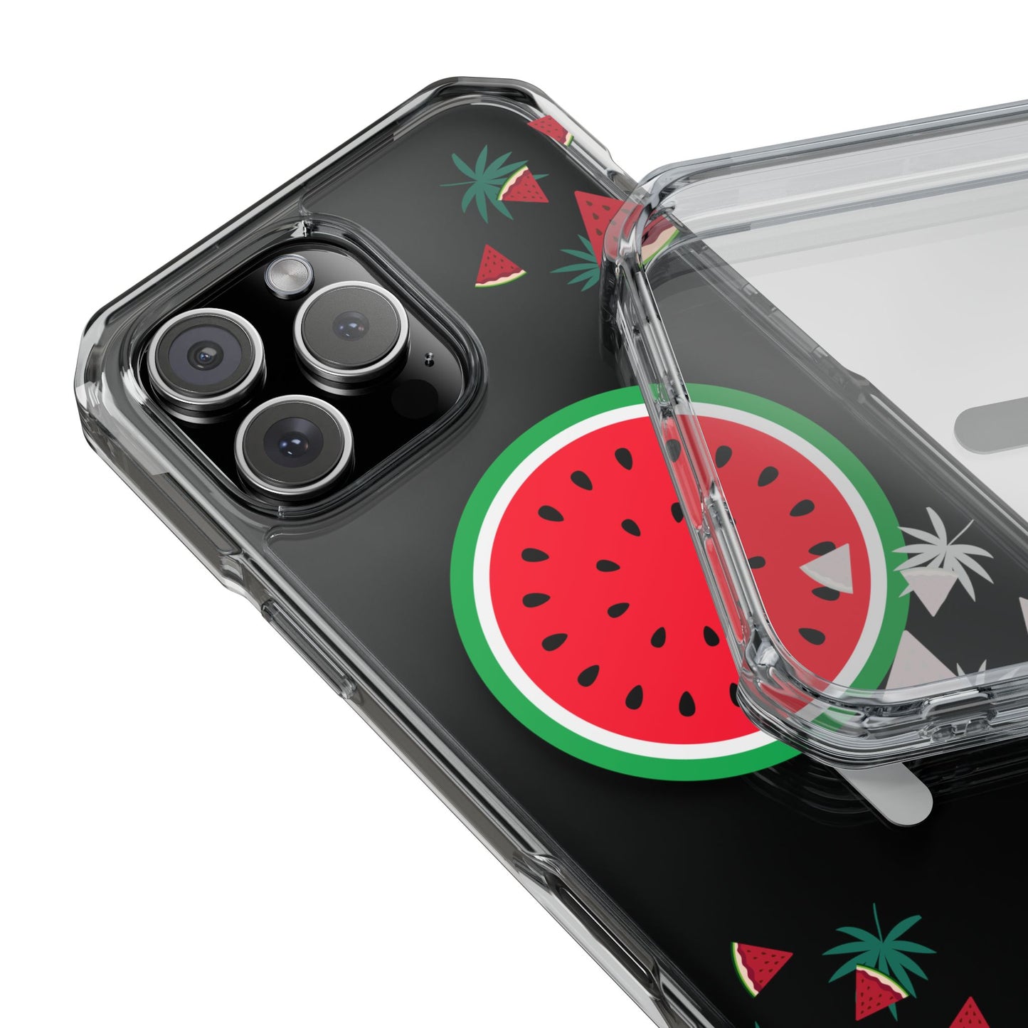 Watermelon 🍉 Magnetic Clear Phone Case - Clear Impact Case