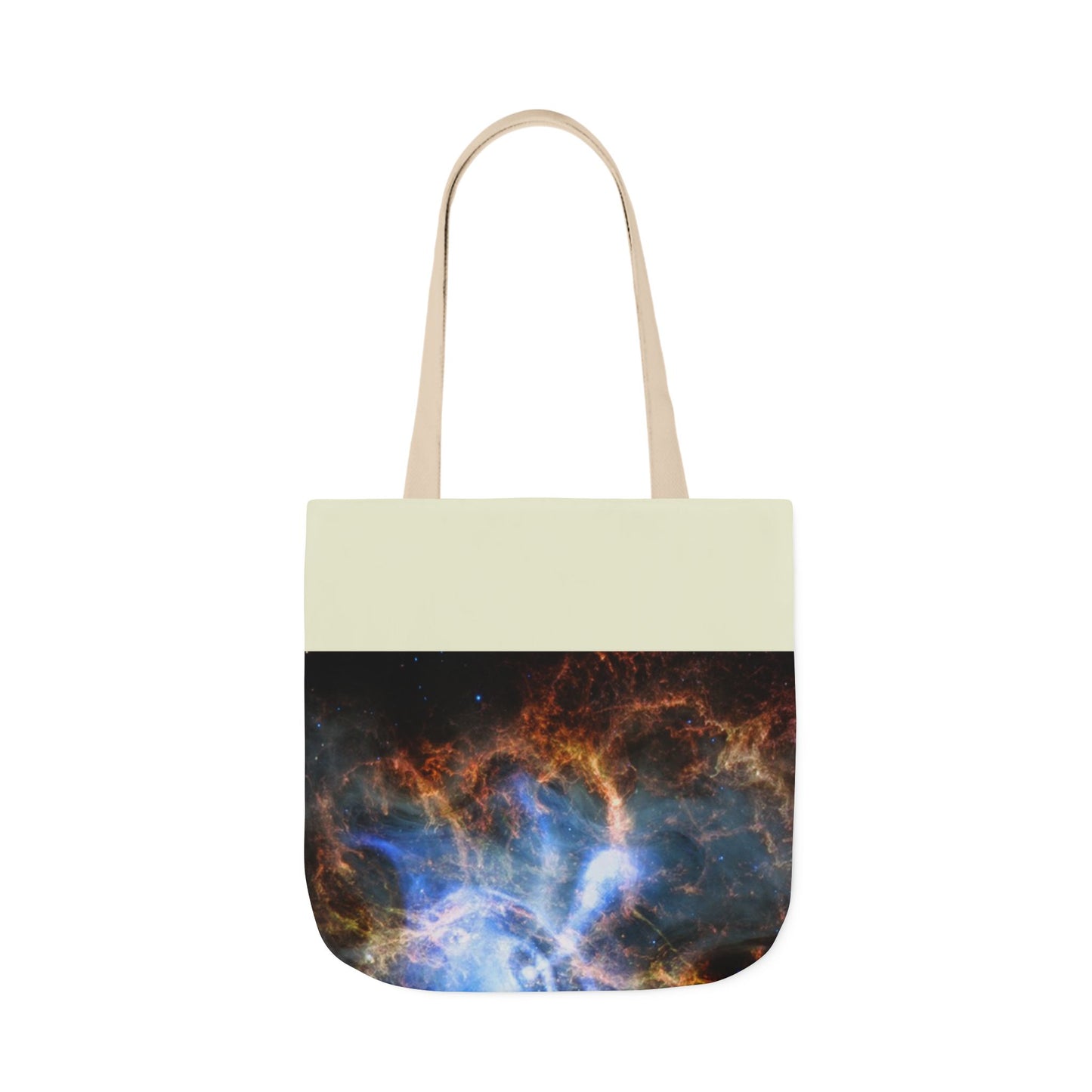 Crab Nebula Canvas Tote Bag, 3-Color Straps