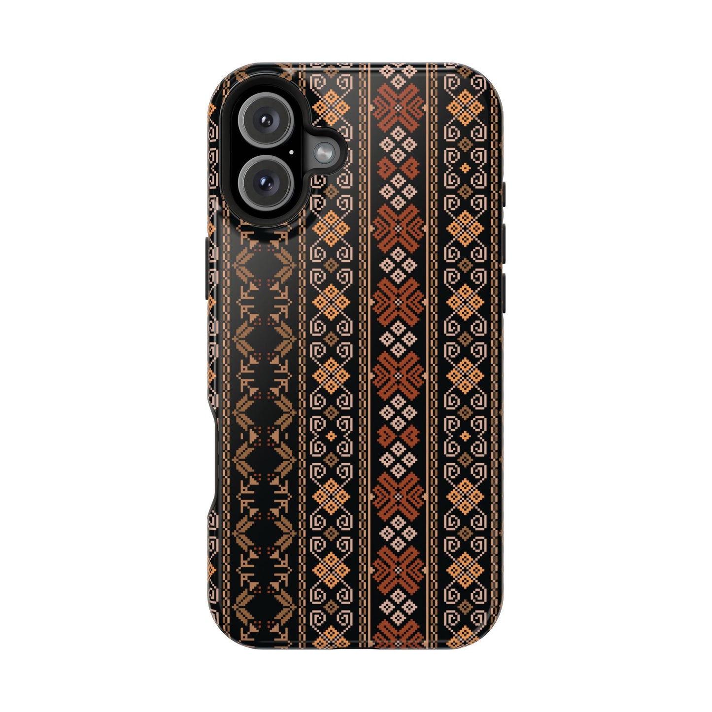Floral Tatriz geometric Design - Iphone Magnetic Tough Case