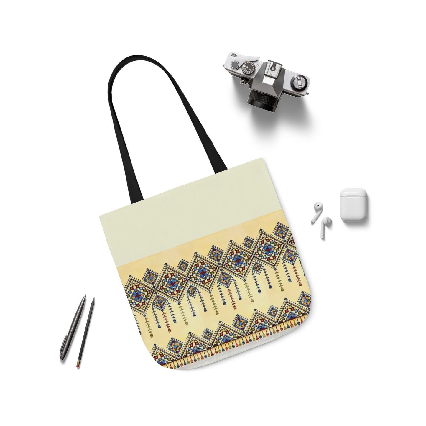 Tatriz Design Tote Bag, 2-Color Straps