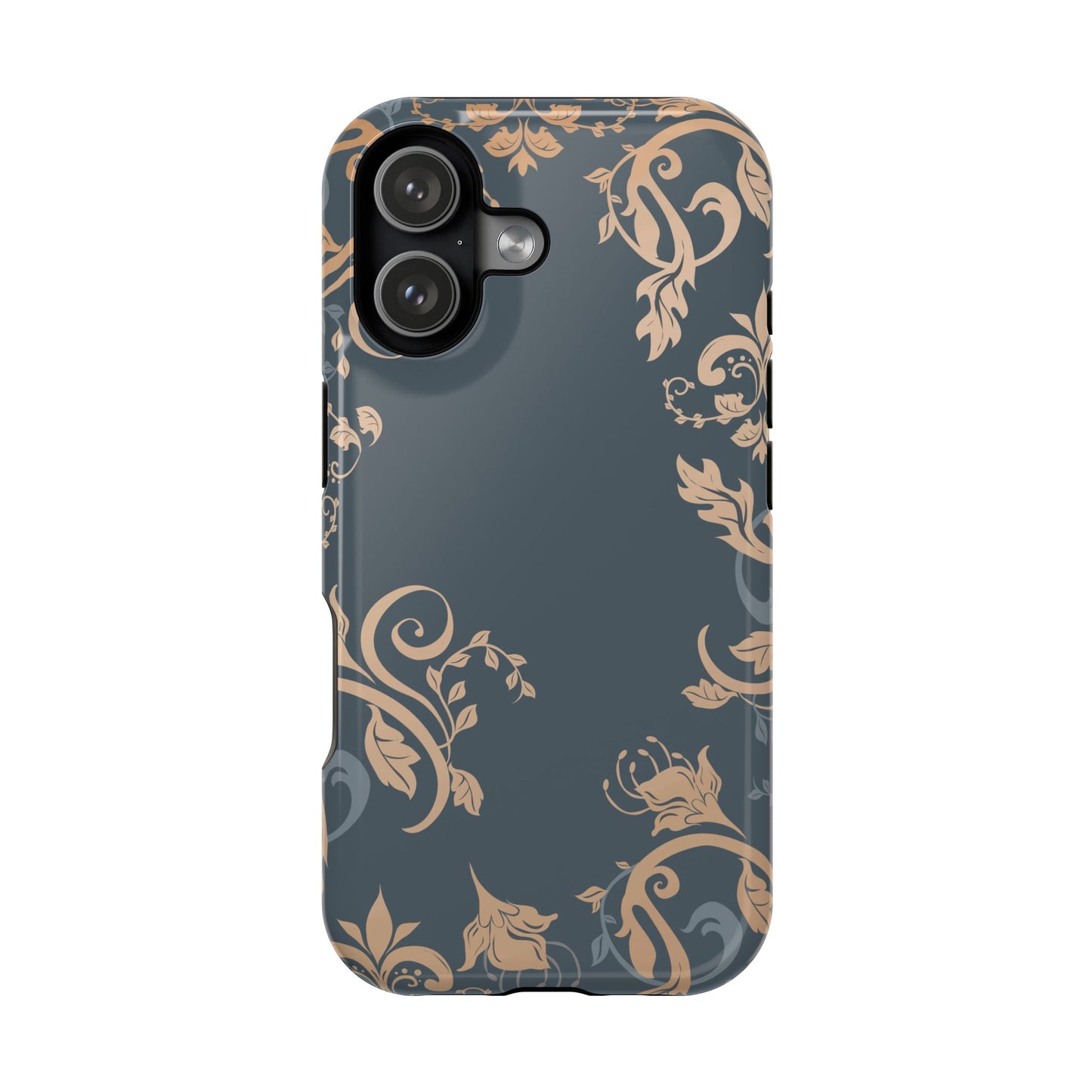 Gold flowers Iphone Magnetic Tough Cases