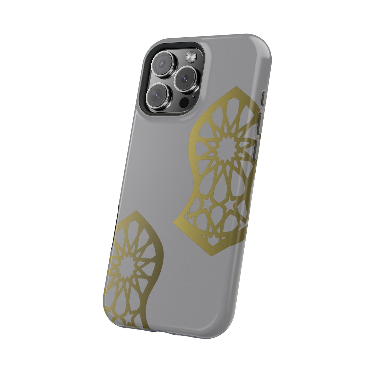 Grey and Gold Sandala Design Iphone Magnetic Tough Cases