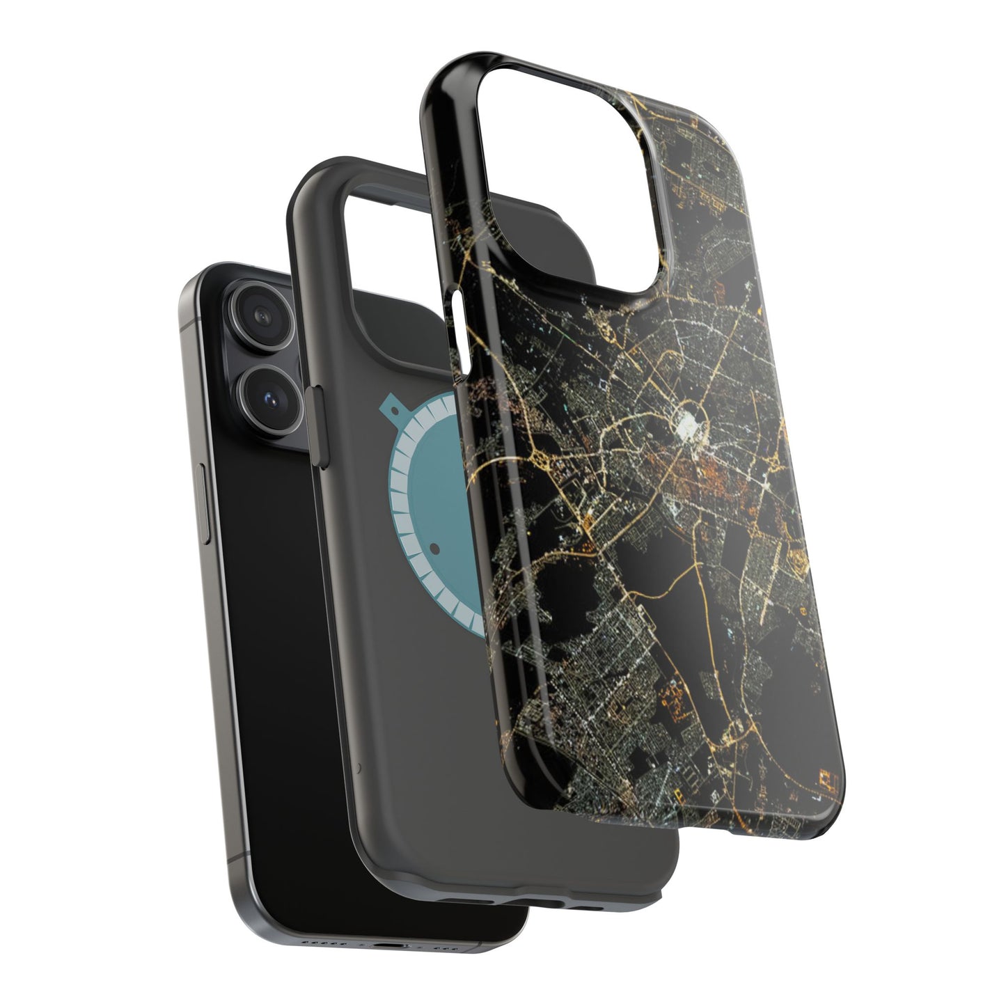 Al Madina Munawarah from Space - City of Lights- Iphone Magnetic Tough Cases