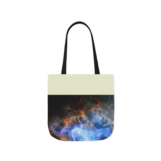 Crab Nebula Canvas Tote Bag, 3-Color Straps
