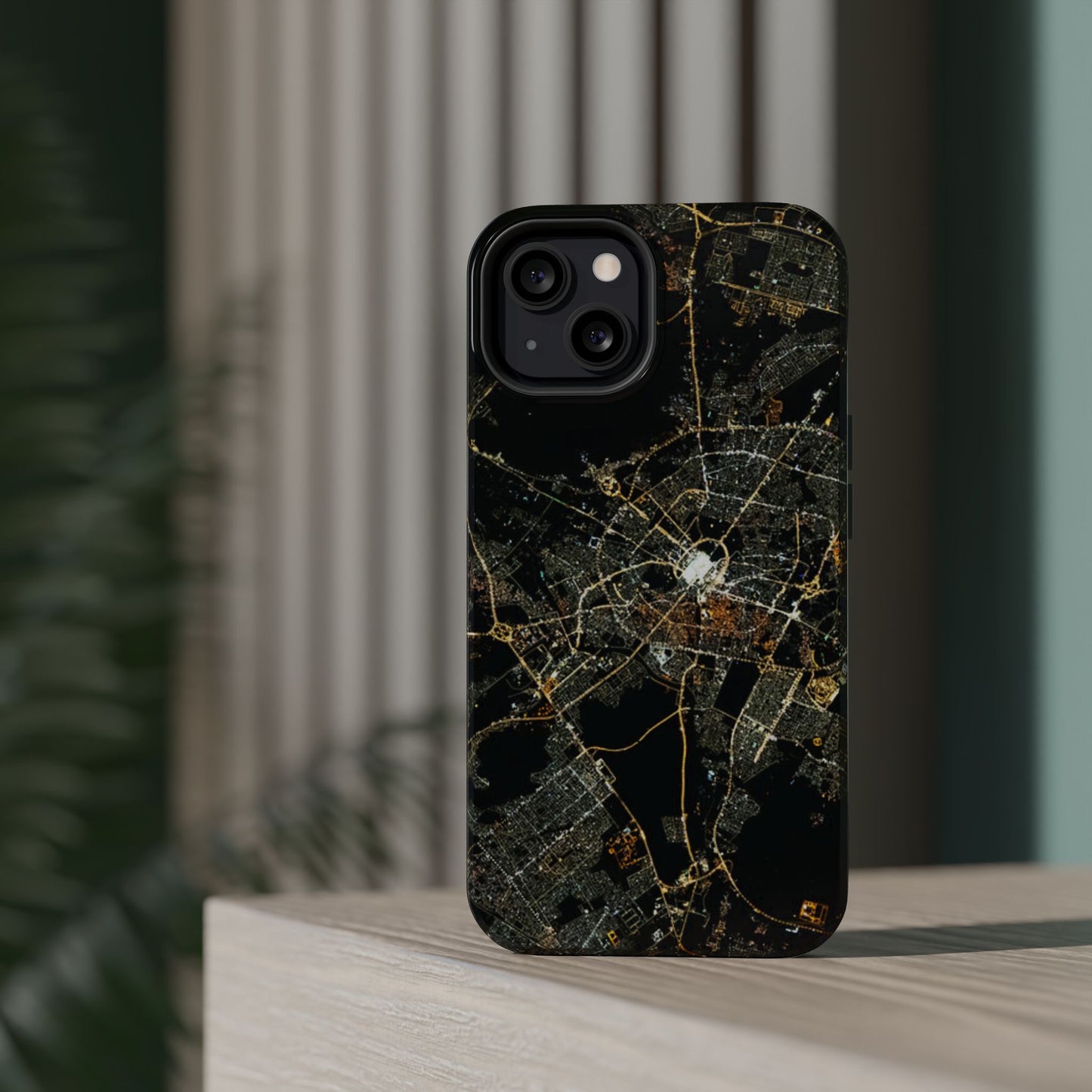 Al Madina Munawarah from Space - City of Lights- Iphone Magnetic Tough Cases