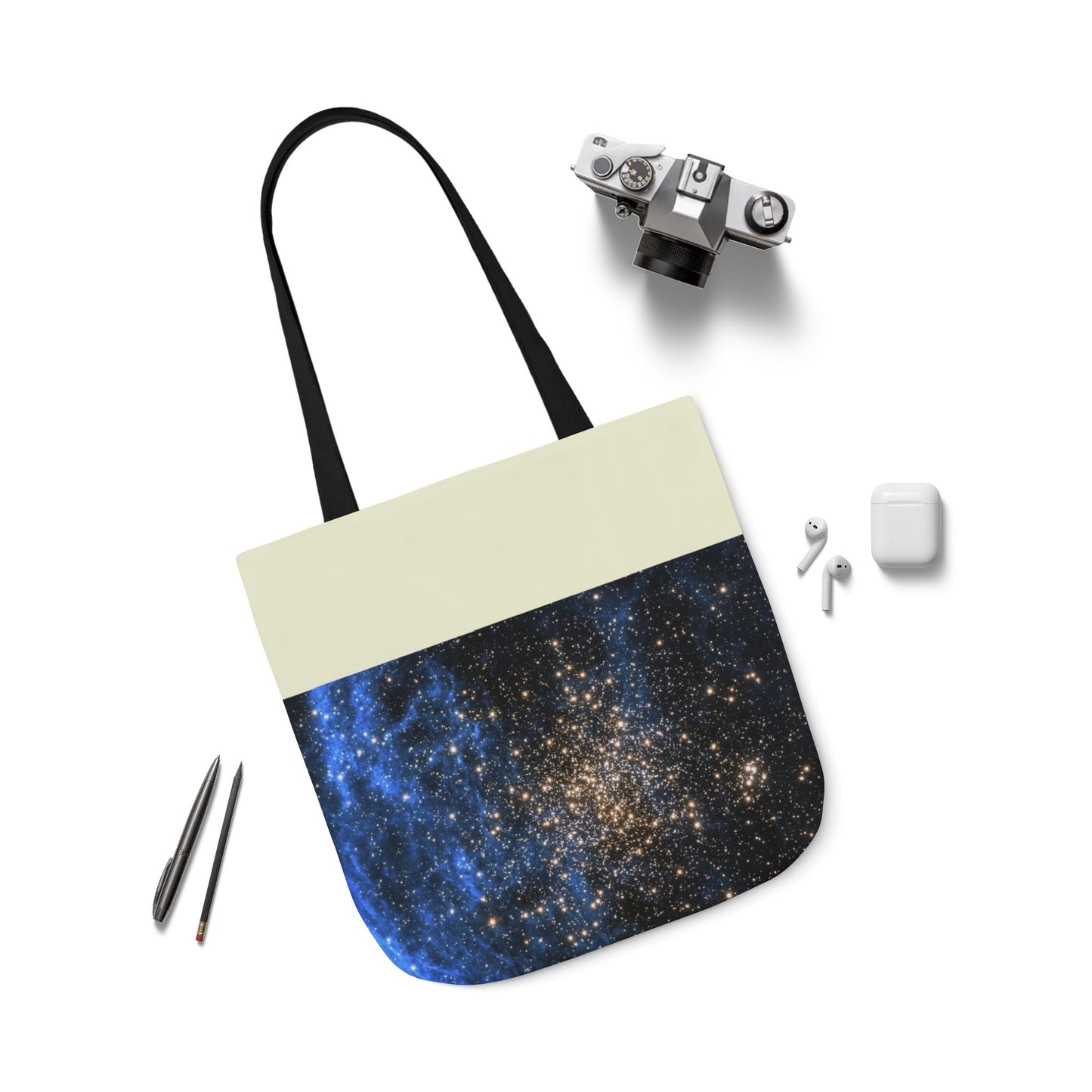 Star Cluster NGC 1850 Tote Bag, 3-Color Straps
