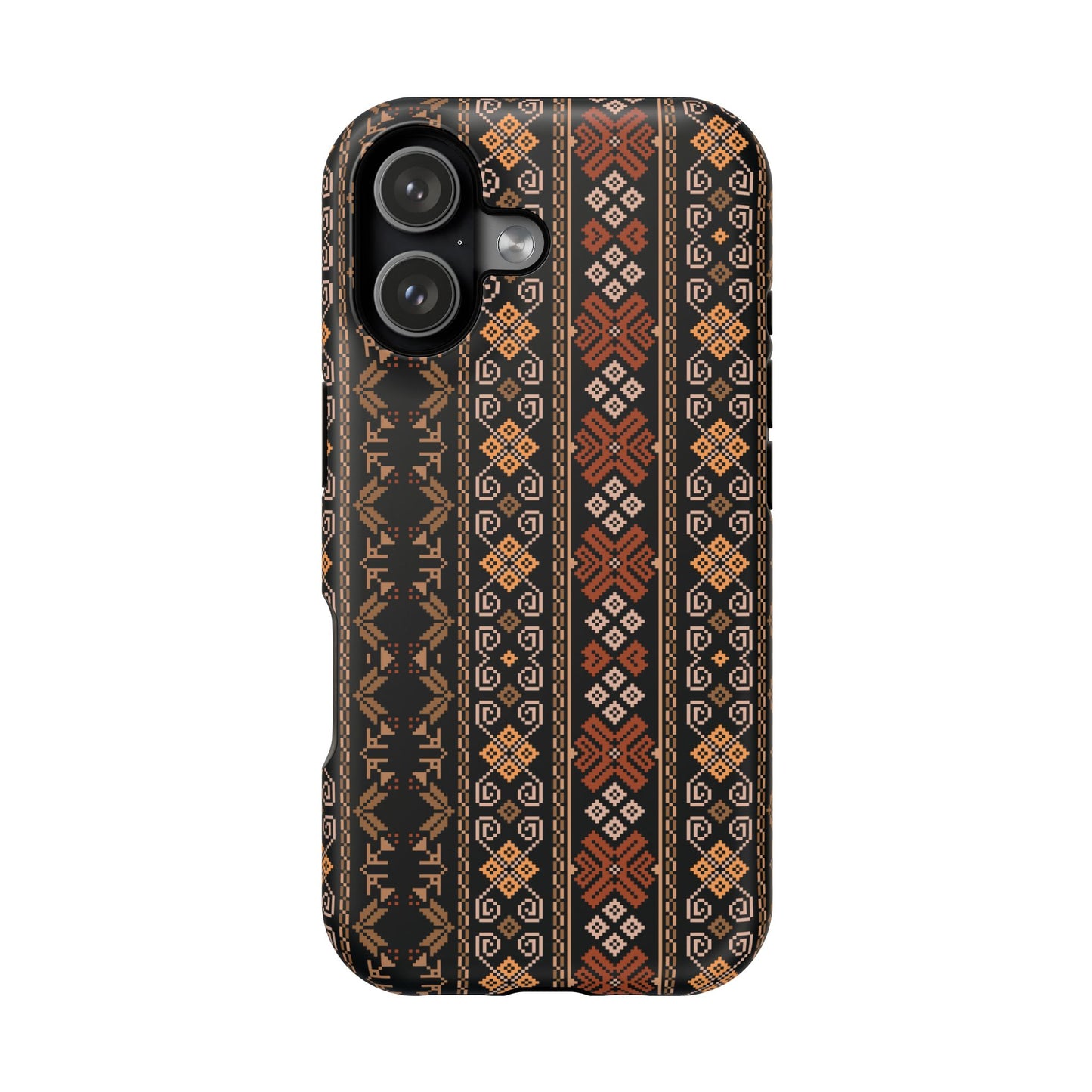 Floral Tatriz geometric Design - Iphone Magnetic Tough Case
