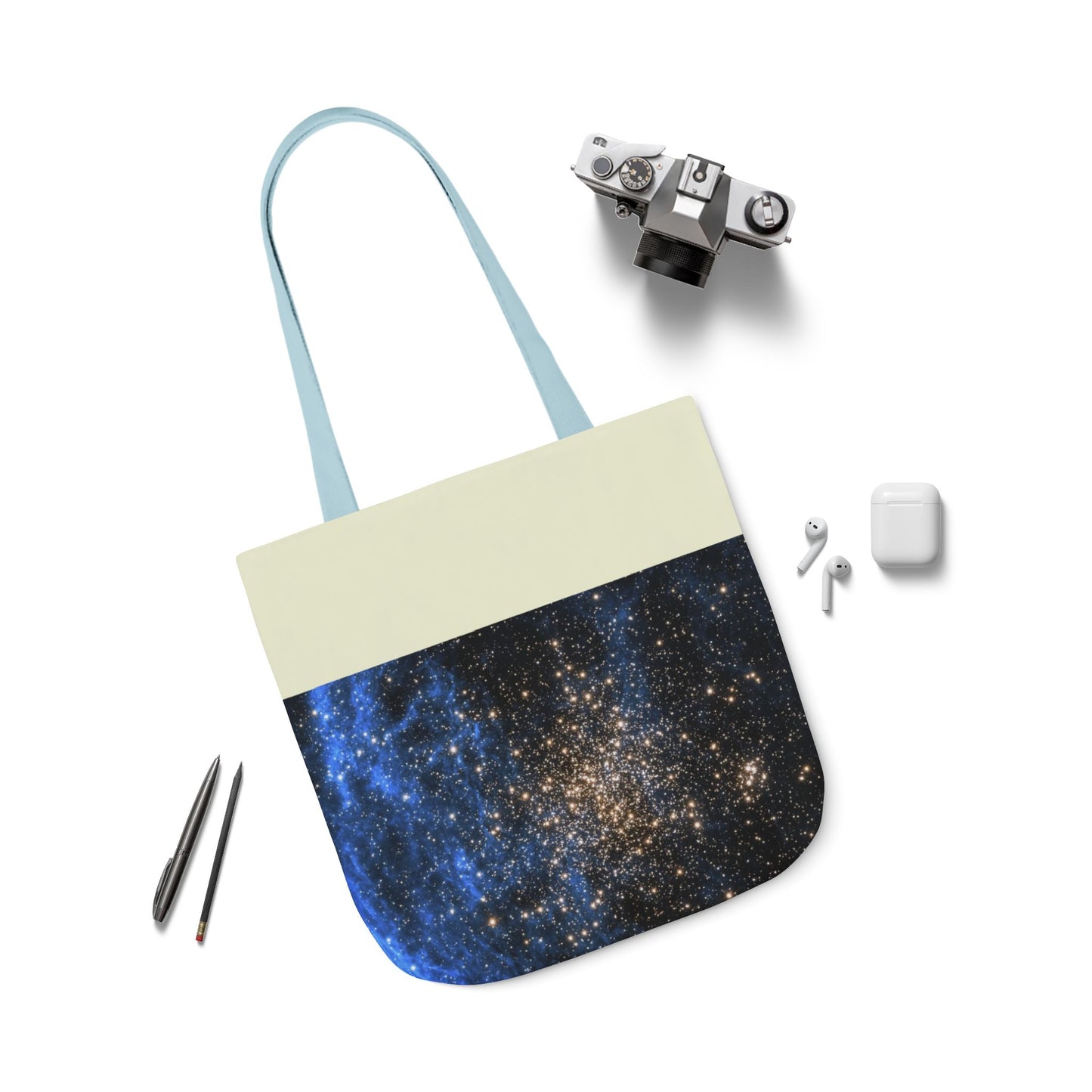 Star Cluster NGC 1850 Tote Bag, 3-Color Straps