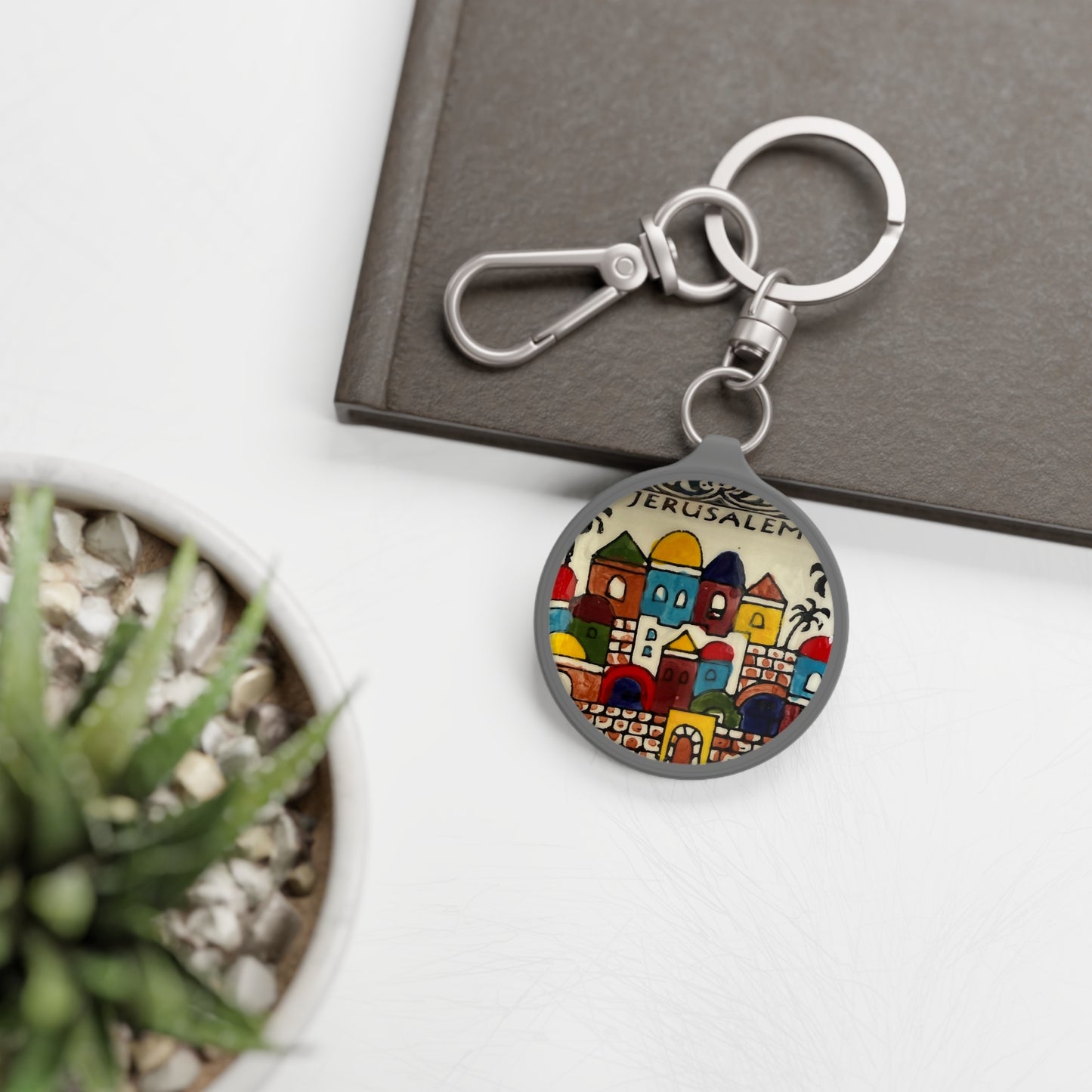 Jerusalem City  charm/ key ring - Perfect Gift