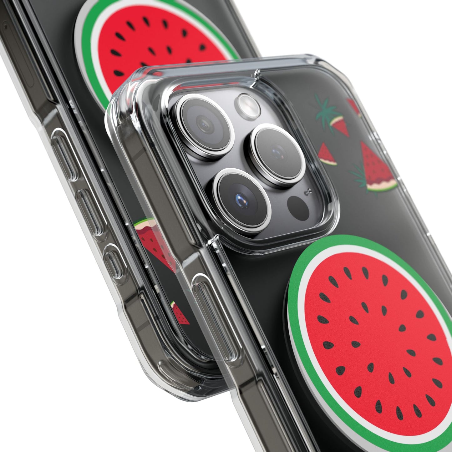 Watermelon 🍉 Magnetic Clear Phone Case - Clear Impact Case