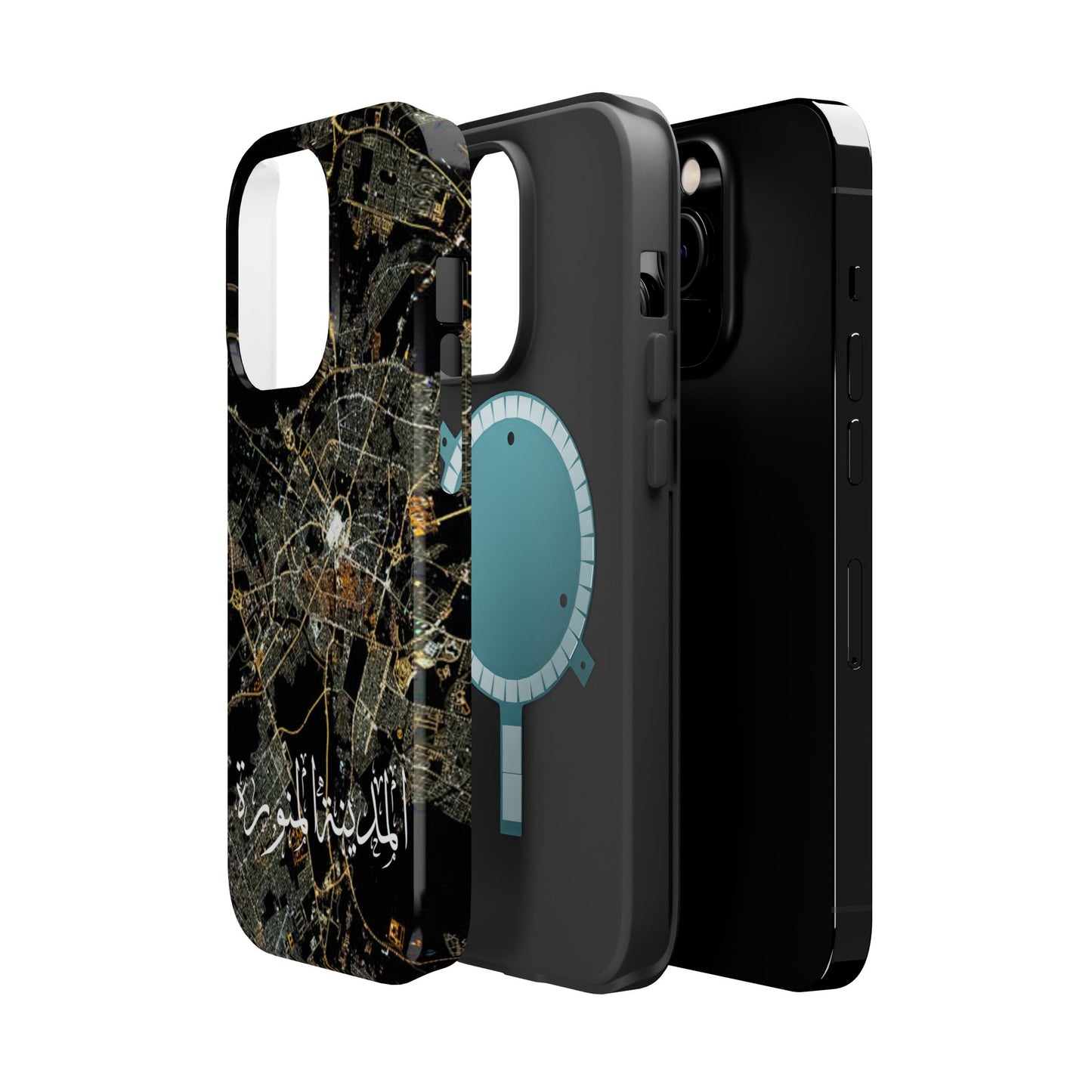 Al Madina Munawarah from Space - City of Lights- Iphone Magnetic Tough Cases