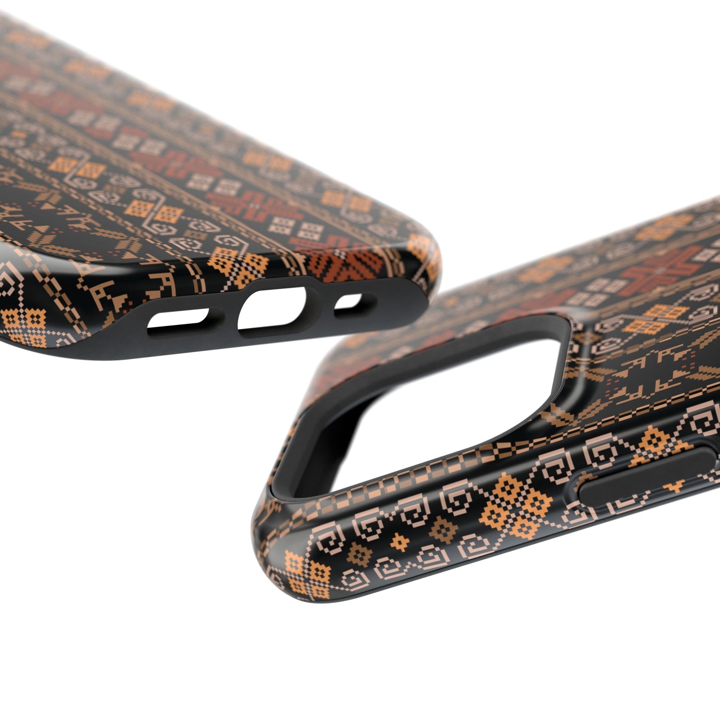 Floral Tatriz geometric Design - Iphone Magnetic Tough Case
