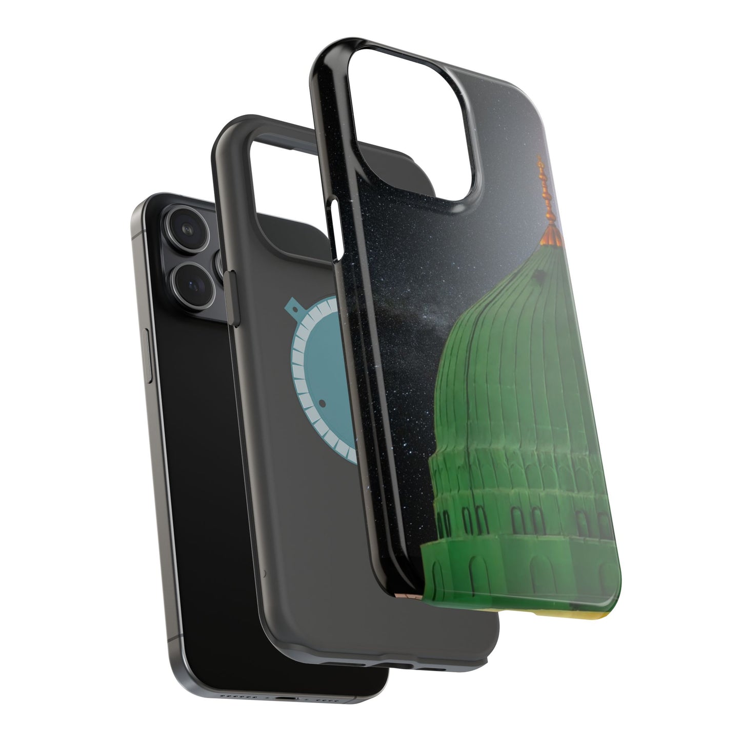 Green Dome Design Iphone Magnetic Tough Cases
