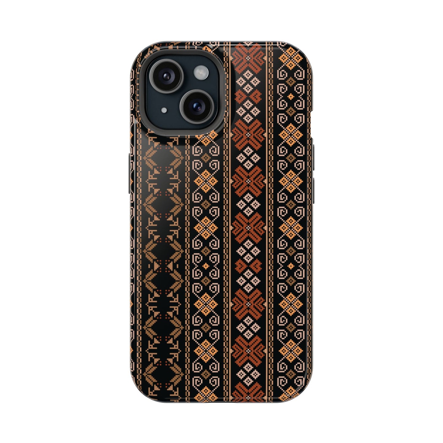 Floral Tatriz geometric Design - Iphone Magnetic Tough Case