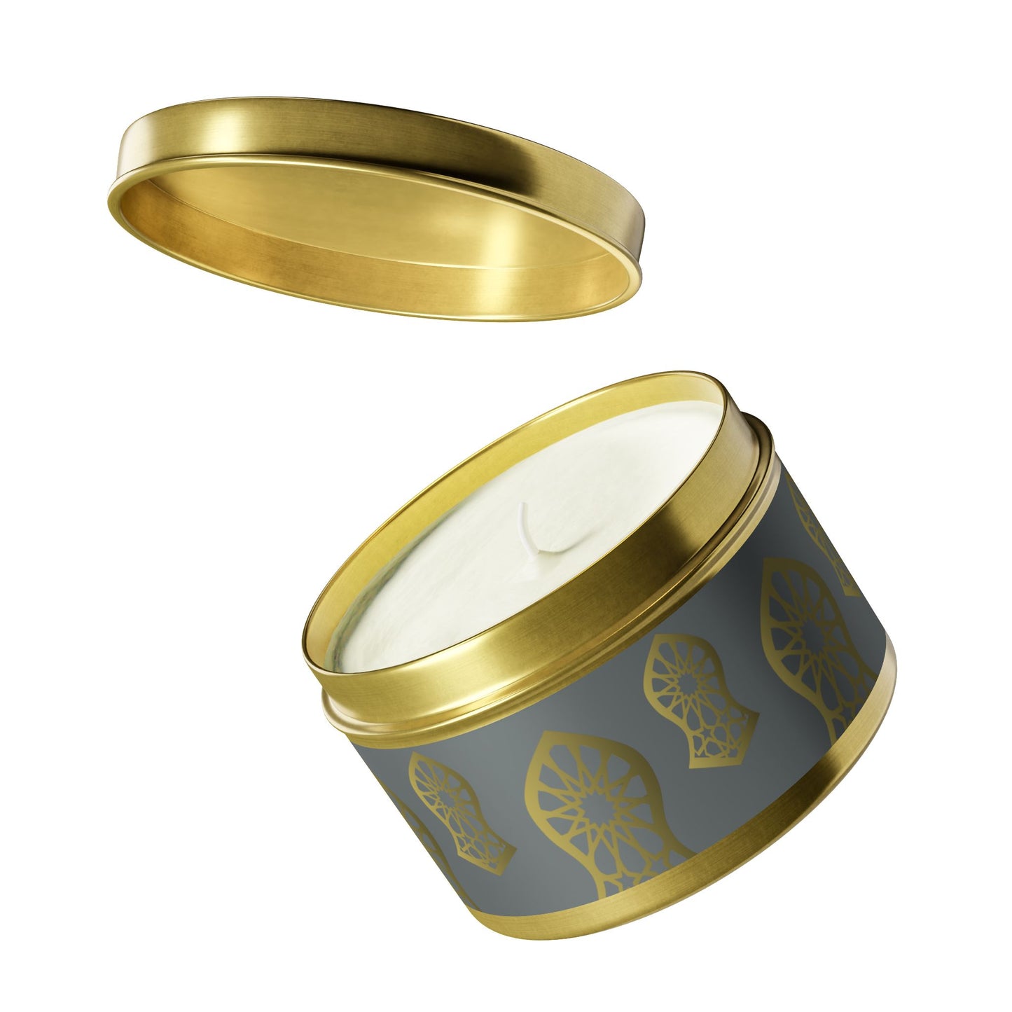Sandala Golden Tin Candles | Elegant Home Fragrance | Decorative Candle Gifts for All Occasions | Relaxing Aromatherapy