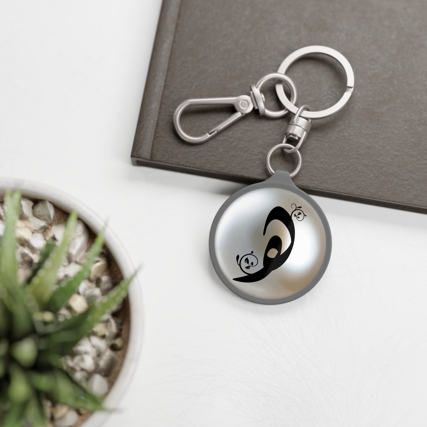 Ha “H” “ه“ Arabic monogram charm/ key ring - Perfect Gift