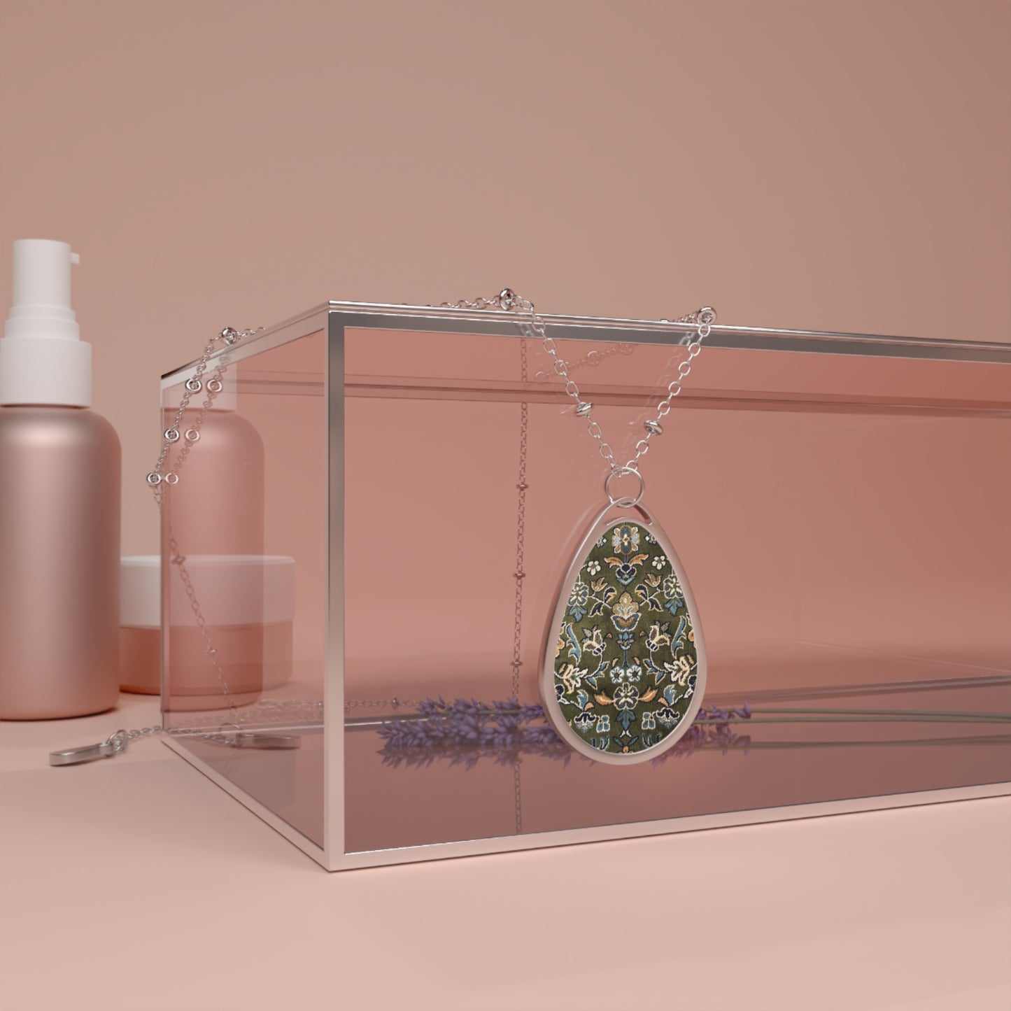 Elegant Oval Rawdah Necklace
