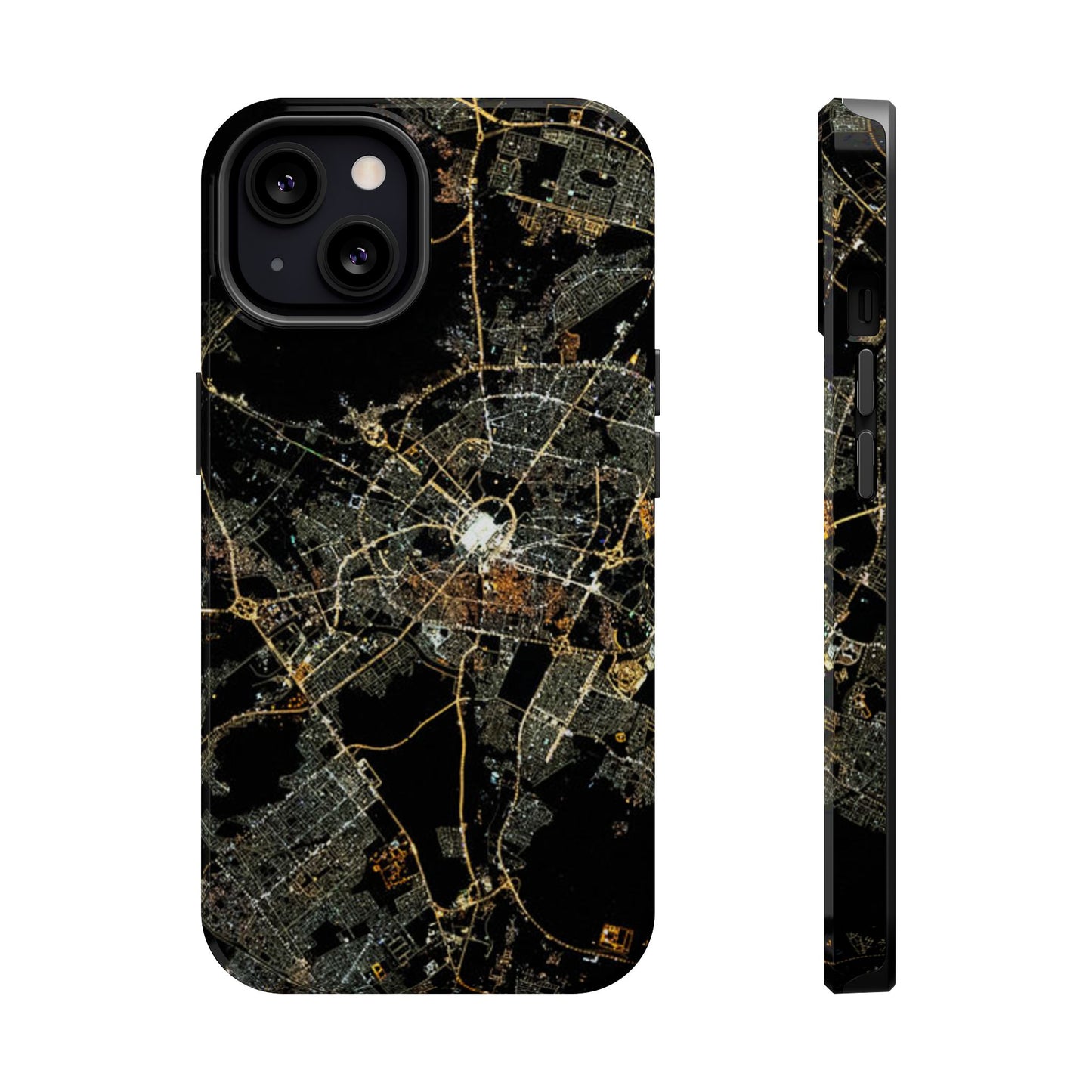 Al Madina Munawarah from Space - City of Lights- Iphone Magnetic Tough Cases