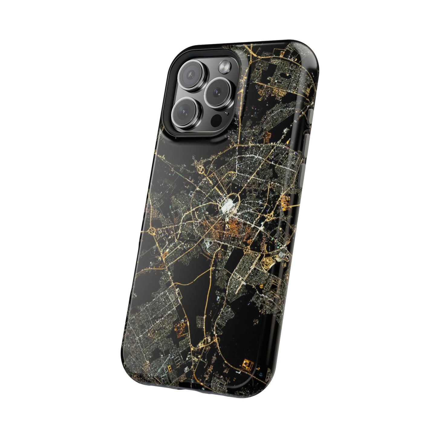 Al Madina Munawarah from Space - City of Lights- Iphone Magnetic Tough Cases