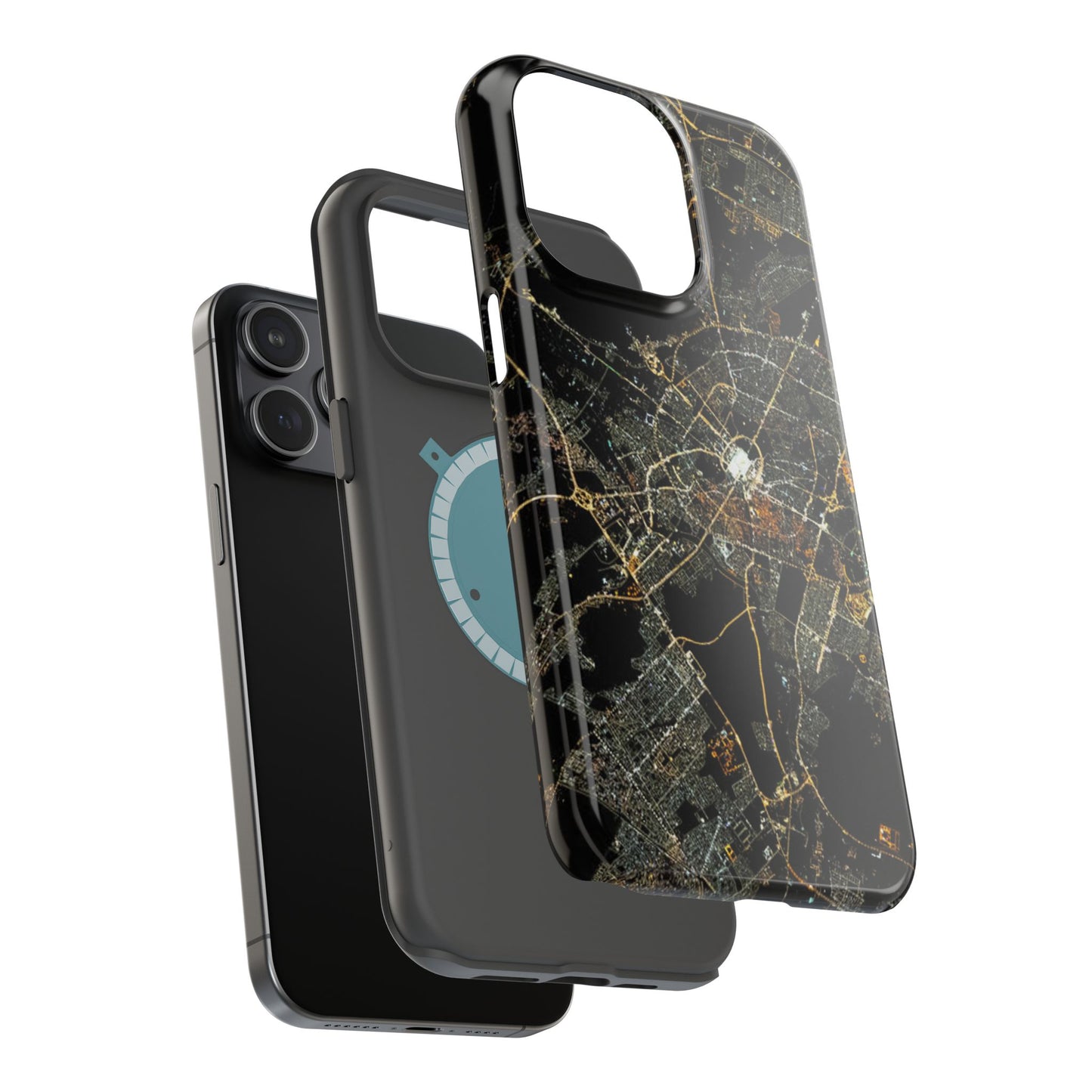 Al Madina Munawarah from Space - City of Lights- Iphone Magnetic Tough Cases