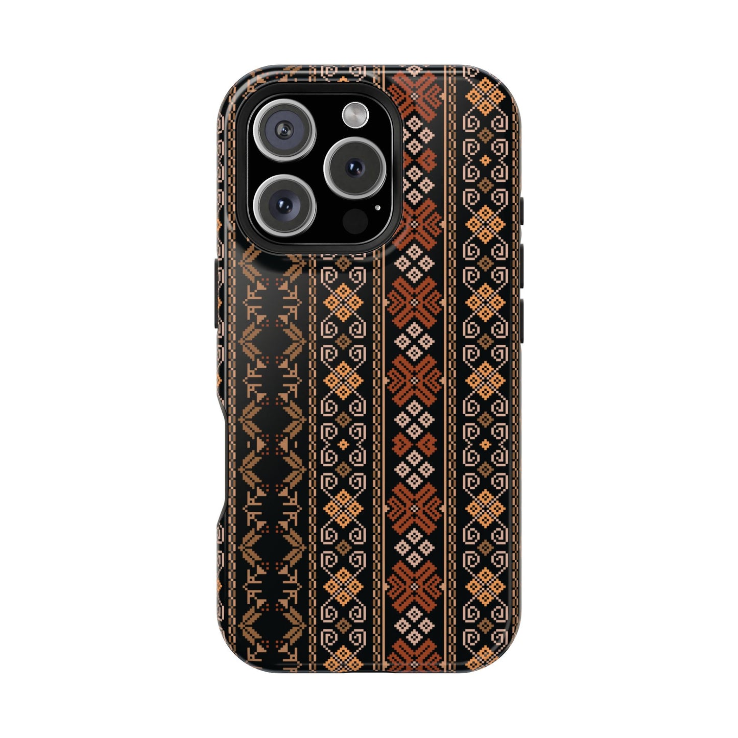 Floral Tatriz geometric Design - Iphone Magnetic Tough Case