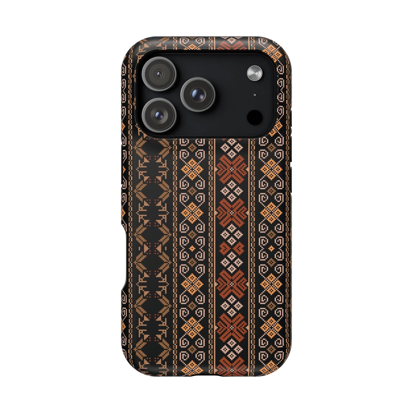 Floral Tatriz geometric Design - Iphone Magnetic Tough Case