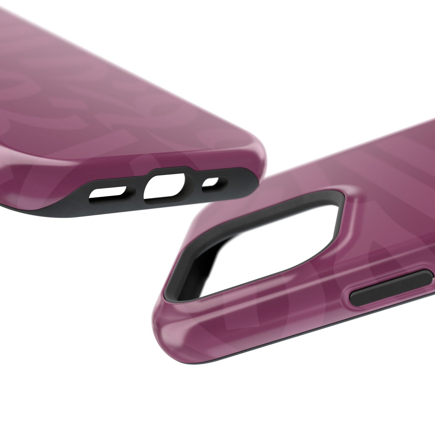 Pink calligraphy Design - Iphone Magnetic Tough Case
