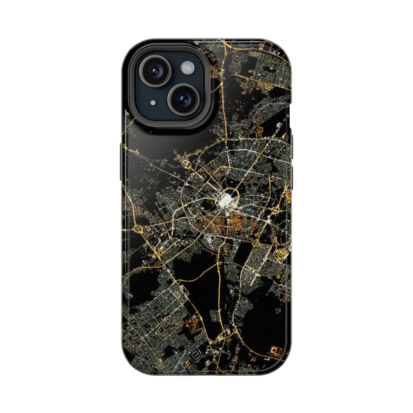 Al Madina Munawarah from Space - City of Lights- Iphone Magnetic Tough Cases