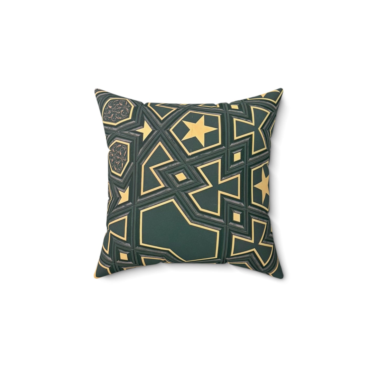 Masjid Al Haram Suede Square Pillow