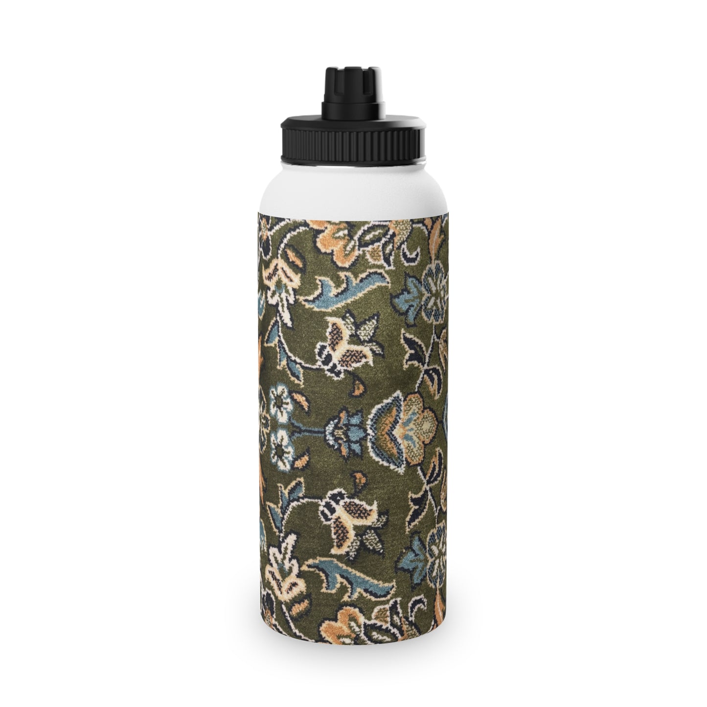 Rawdah Stylish Stainless Steel Water Bottle with Sports Lid
