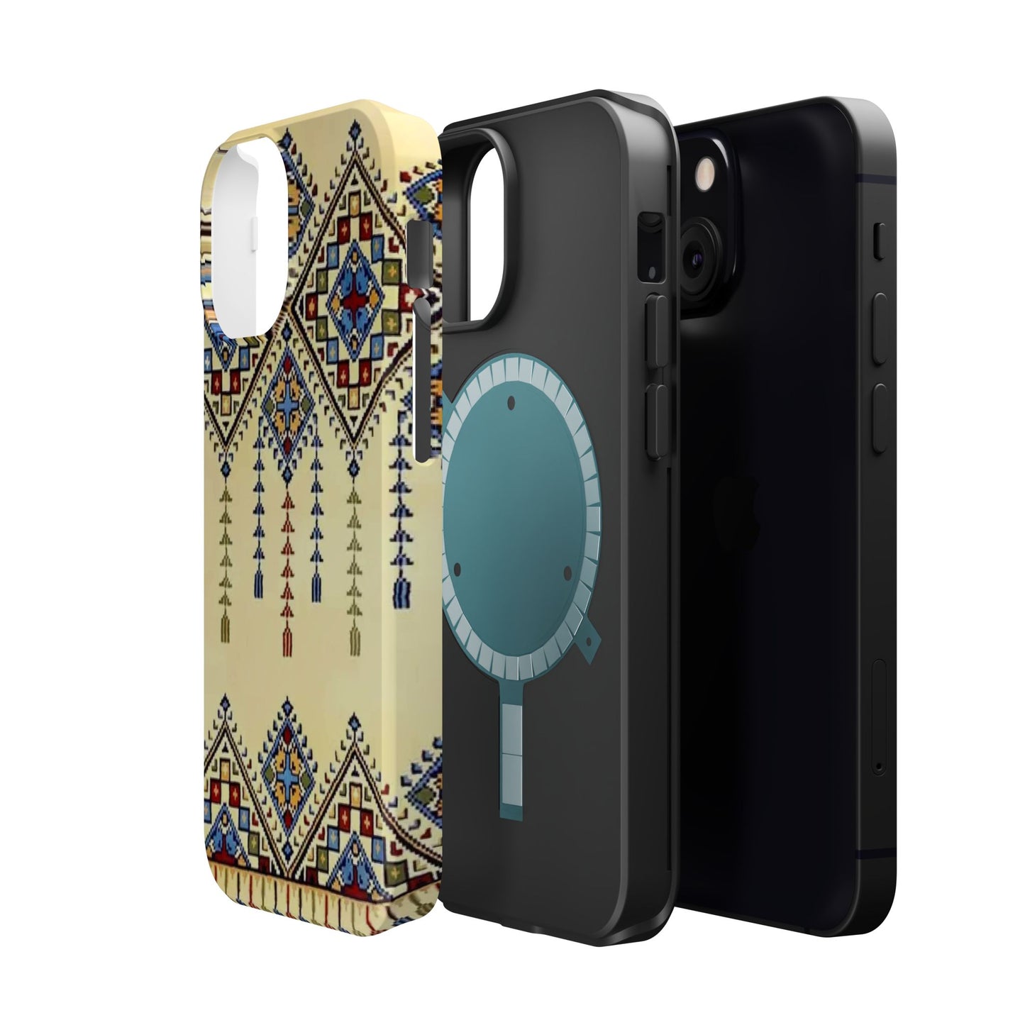 Tatreez Pattern - Iphone Magnetic Tough Cases