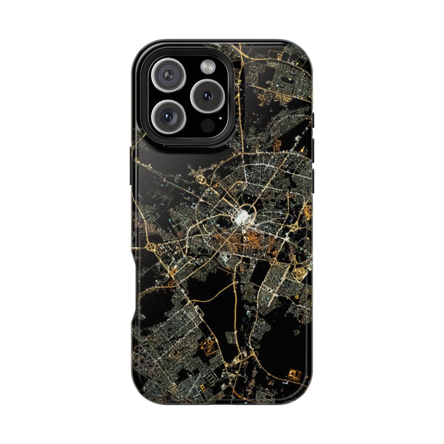 Al Madina Munawarah from Space - City of Lights- Iphone Magnetic Tough Cases