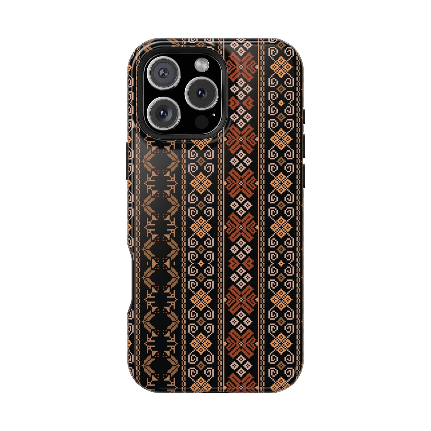 Floral Tatriz geometric Design - Iphone Magnetic Tough Case