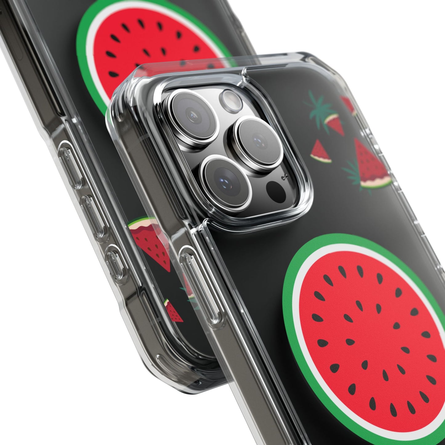 Watermelon 🍉 Magnetic Clear Phone Case - Clear Impact Case