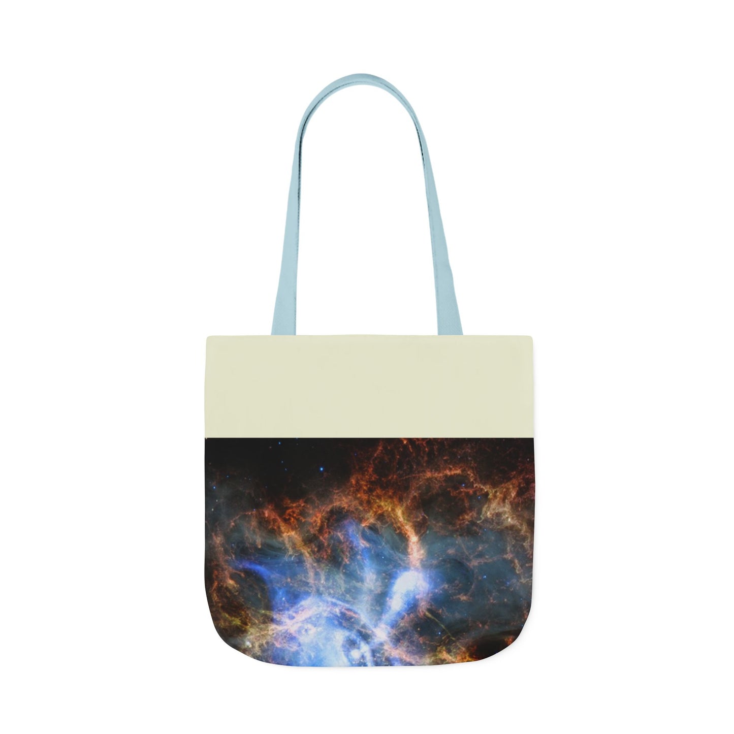 Crab Nebula Canvas Tote Bag, 3-Color Straps